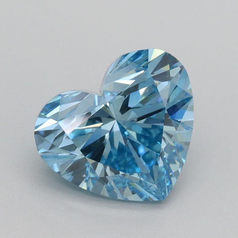 Loose Diamond - HEART 2.04ct Fancy Intense Blue VS1: Loose Diamond - HEART 2.04ct Fancy Intense Blue VS1 Source: This is a real non-mined Diamond that has been grown in a lab Shape: HEART Carats: 2.04 Color: Fancy Intense Blue Certification: IGI Video: