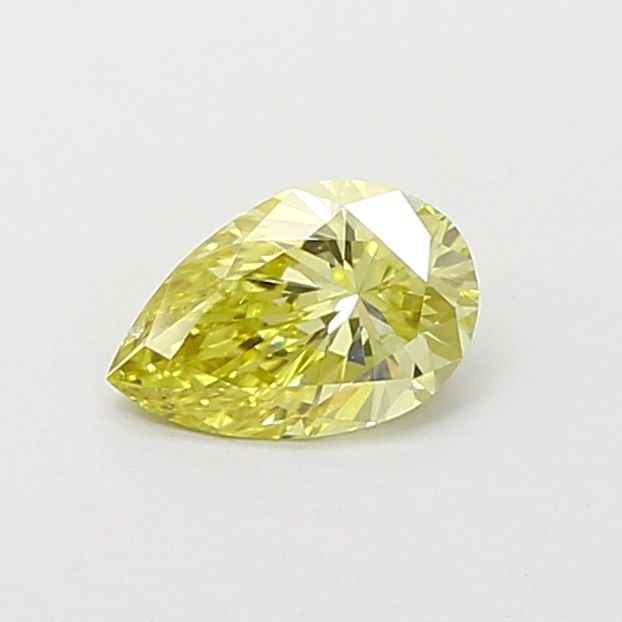 Loose Diamond - PEAR 0.5ct Fancy Intense Yellow VS2: Loose Diamond - PEAR 0.5ct Fancy Intense Yellow VS2 Source: This is a real non-mined Diamond that has been grown in a lab Shape: PEAR Carats: 0.5 Color: Fancy Intense Yellow Certification: IGI Video: