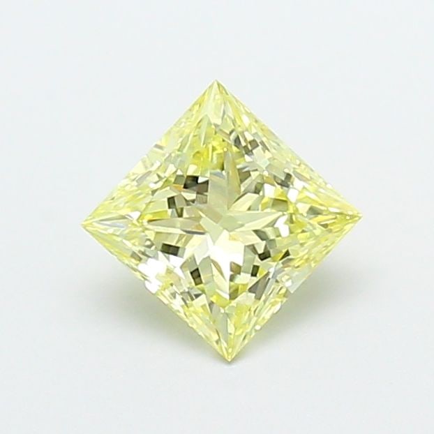 Loose Diamond - PRINCESS 0.91ct Fancy Yellow VS2: Loose Diamond - PRINCESS 0.91ct Fancy Yellow VS2 Source: This is a real non-mined Diamond that has been grown in a lab Shape: PRINCESS Carats: 0.91 Color: Fancy Yellow Certification: IGI Video: