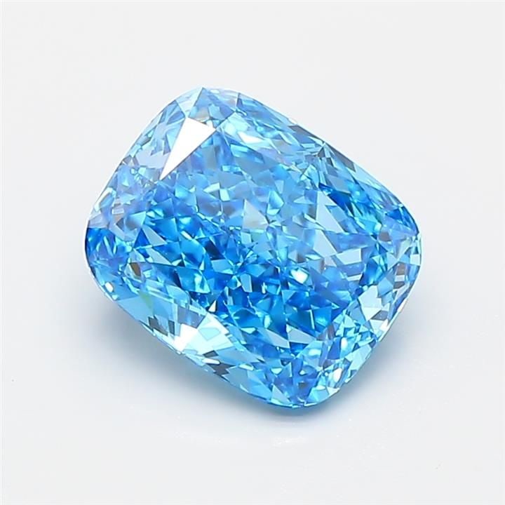 Loose Diamond - CUSHION MODIFIED 1.72ct Fancy Vivid Blue VS1: Loose Diamond - CUSHION MODIFIED 1.72ct Fancy Vivid Blue VS1 Source: This is a real non-mined Diamond that has been grown in a lab Shape: CUSHION MODIFIED Carats: 1.72 Color: Fancy Vivid Blue Certific