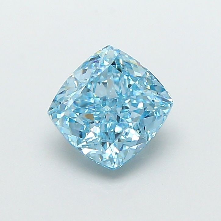 Loose Diamond - CUSHION MODIFIED 1.21ct Fancy Vivid Blue VS1: Loose Diamond - CUSHION MODIFIED 1.21ct Fancy Vivid Blue VS1 Source: This is a real non-mined Diamond that has been grown in a lab Shape: CUSHION MODIFIED Carats: 1.21 Color: Fancy Vivid Blue Certific