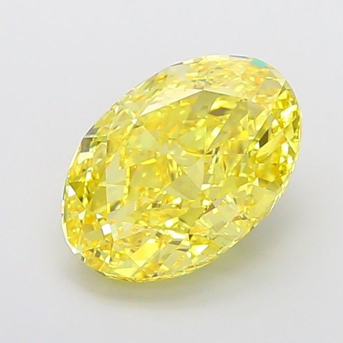 Loose Diamond - OVAL 8.06ct Fancy Vivid Yellow VS2: Loose Diamond - OVAL 8.06ct Fancy Vivid Yellow VS2 Source: This is a real non-mined Diamond that has been grown in a lab Shape: OVAL Carats: 8.06 Color: Fancy Vivid Yellow Certification: IGI Video: