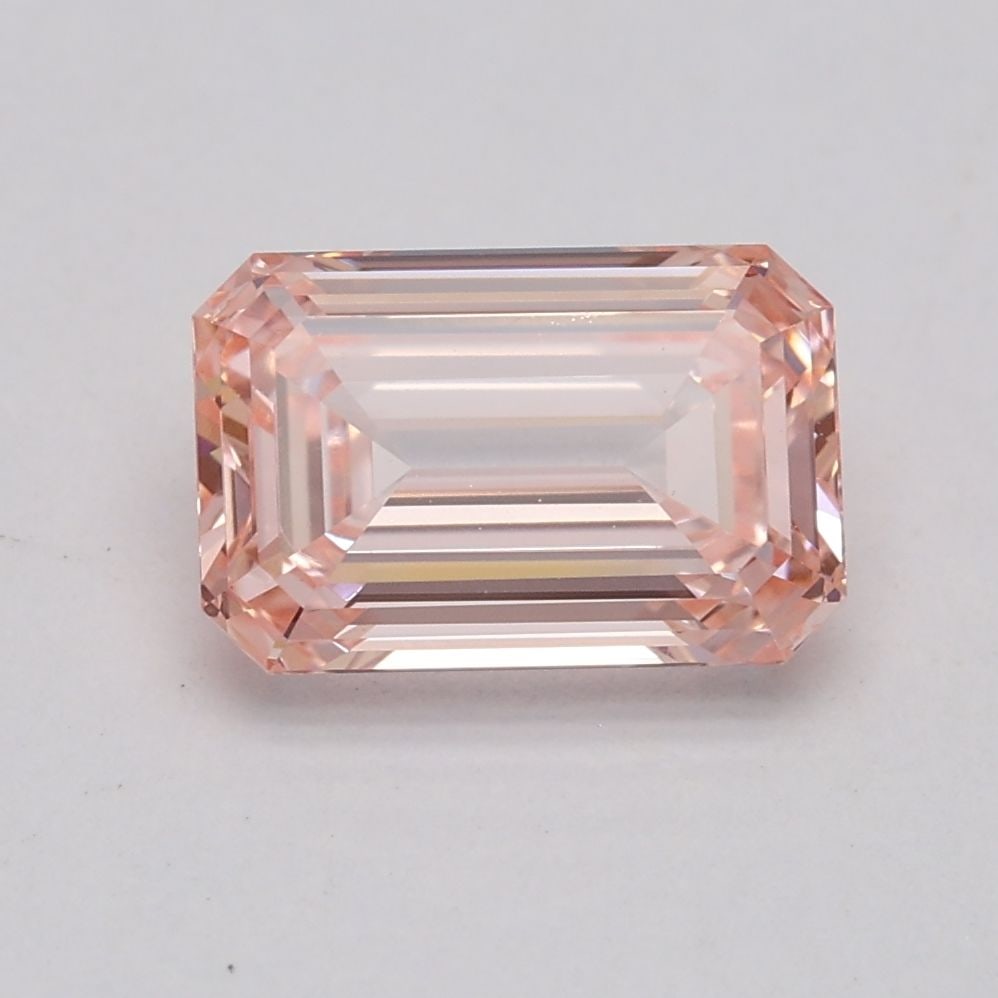 Loose Diamond - EMERALD 1.33ct Fancy Intense Pink VS2: Loose Diamond - EMERALD 1.33ct Fancy Intense Pink VS2 Source: This is a real non-mined Diamond that has been grown in a lab Shape: EMERALD Carats: 1.33 Color: Fancy Intense Pink Certification: IGI Vid
