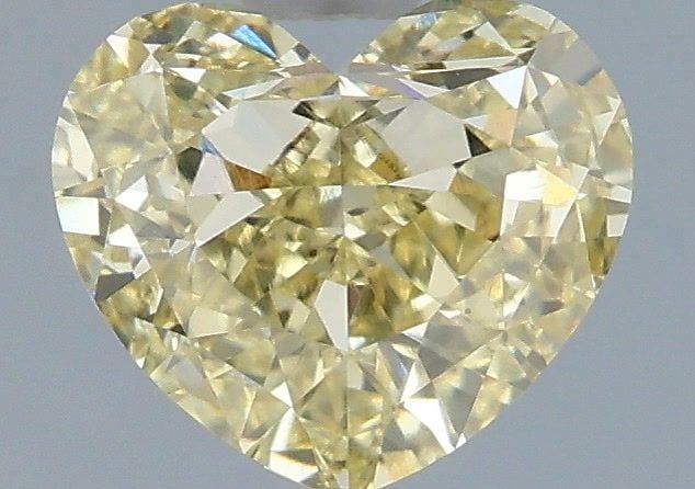 Loose Diamond - HEART 1.59ct Fancy Yellow VS1: Loose Diamond - HEART 1.59ct Fancy Yellow VS1 Source: This is a real non-mined Diamond that has been grown in a lab Shape: HEART Carats: 1.59 Color: Fancy Yellow Certification: IGI Video: