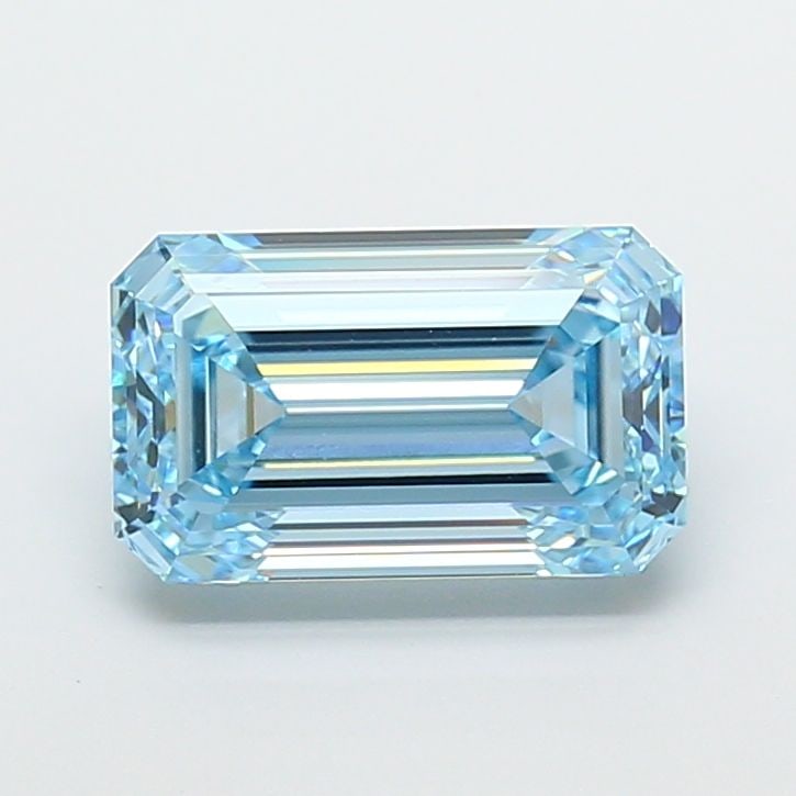 Loose Diamond - EMERALD 5.0ct Fancy Vivid Blue VVS2: Loose Diamond - EMERALD 5.0ct Fancy Vivid Blue VVS2 Source: This is a real non-mined Diamond that has been grown in a lab Shape: EMERALD Carats: 5.0 Color: Fancy Vivid Blue Certification: IGI Video: