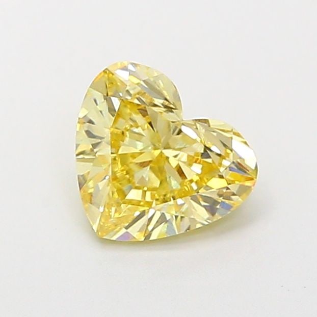 Loose Diamond - HEART 1.0ct Fancy Yellow VS1: Loose Diamond - HEART 1.0ct Fancy Yellow VS1 Source: This is a real non-mined Diamond that has been grown in a lab Shape: HEART Carats: 1.0 Color: Fancy Yellow Certification: IGI Video: