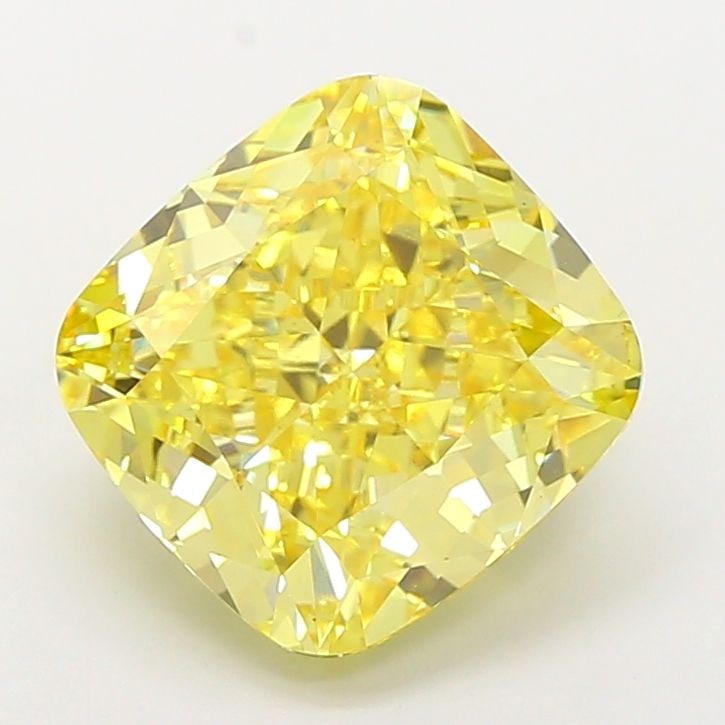 Loose Diamond - CUSHION MODIFIED 6.66ct Fancy Vivid Yellow VS1: Loose Diamond - CUSHION MODIFIED 6.66ct Fancy Vivid Yellow VS1 Source: This is a real non-mined Diamond that has been grown in a lab Shape: CUSHION MODIFIED Carats: 6.66 Color: Fancy Vivid Yellow Cert