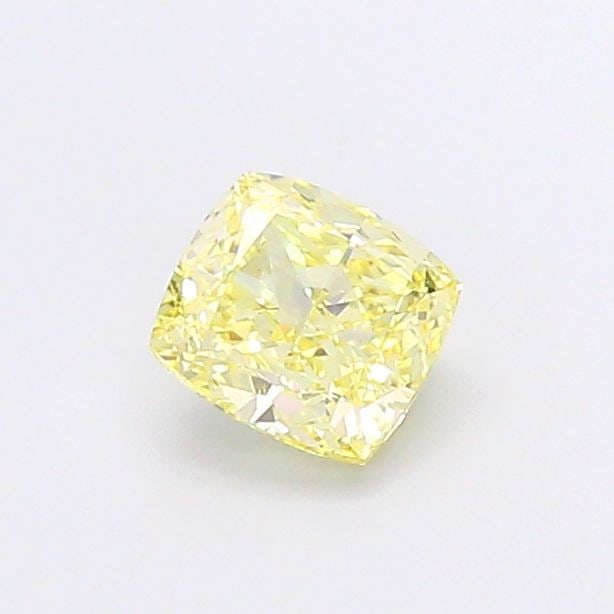 Loose Diamond - CUSHION MODIFIED 1.01ct Fancy Yellow VS2: Loose Diamond - CUSHION MODIFIED 1.01ct Fancy Yellow VS2 Source: This is a real non-mined Diamond that has been grown in a lab Shape: CUSHION MODIFIED Carats: 1.01 Color: Fancy Yellow Certification: I