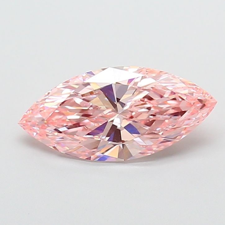 Loose Diamond - MARQUISE 2.5ct Fancy Vivid Pink VS2: Loose Diamond - MARQUISE 2.5ct Fancy Vivid Pink VS2 Source: This is a real non-mined Diamond that has been grown in a lab Shape: MARQUISE Carats: 2.5 Color: Fancy Vivid Pink Certification: IGI Video: