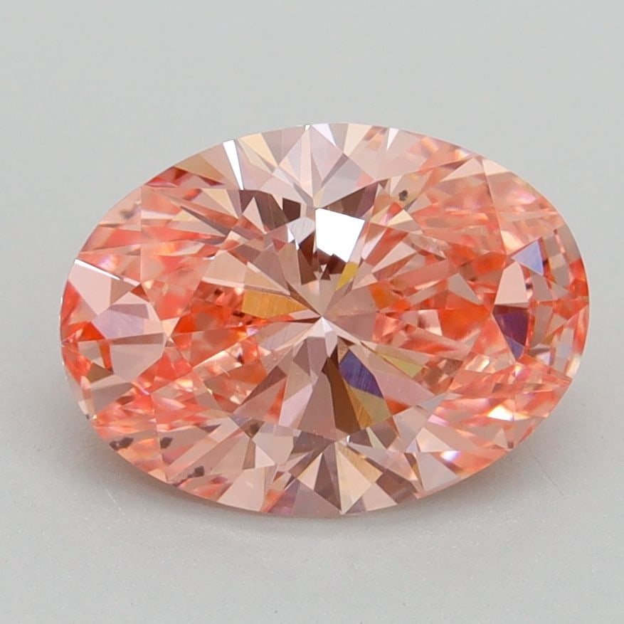 Loose Diamond - OVAL 2.2ct Fancy Vivid Pink VS2: Loose Diamond - OVAL 2.2ct Fancy Vivid Pink VS2 Source: This is a real non-mined Diamond that has been grown in a lab Shape: OVAL Carats: 2.2 Color: Fancy Vivid Pink Certification: IGI Video:
