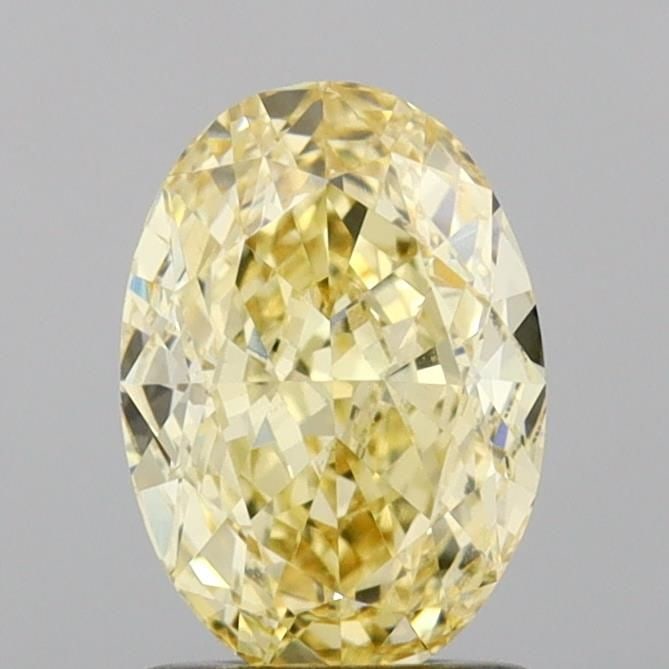Loose Diamond - OVAL 1.51ct Fancy Yellow VS1: Loose Diamond - OVAL 1.51ct Fancy Yellow VS1 Source: This is a real non-mined Diamond that has been grown in a lab Shape: OVAL Carats: 1.51 Color: Fancy Yellow Certification: IGI Video: