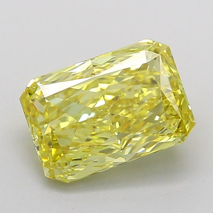 Loose Diamond - RADIANT 2.2ct Fancy Vivid Yellow VS1: Loose Diamond - RADIANT 2.2ct Fancy Vivid Yellow VS1 Source: This is a real non-mined Diamond that has been grown in a lab Shape: RADIANT Carats: 2.2 Color: Fancy Vivid Yellow Certification: IGI Video