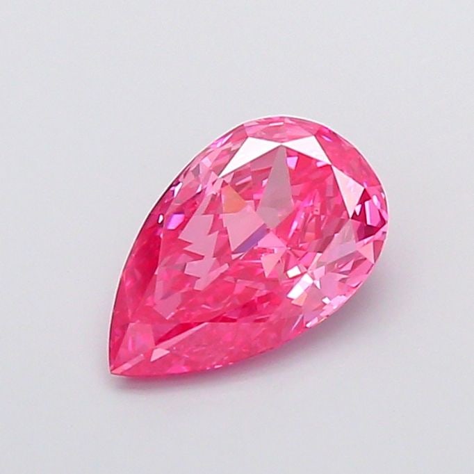 Loose Diamond - PEAR 1.83ct Fancy Vivid Pink VVS2: Loose Diamond - PEAR 1.83ct Fancy Vivid Pink VVS2 Source: This is a real non-mined Diamond that has been grown in a lab Shape: PEAR Carats: 1.83 Color: Fancy Vivid Pink Certification: IGI Video: