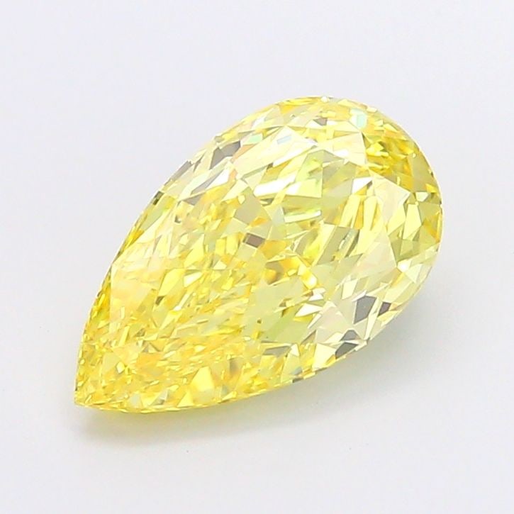 Loose Diamond - PEAR 3.51ct Fancy Intense Yellow VS1: Loose Diamond - PEAR 3.51ct Fancy Intense Yellow VS1 Source: This is a real non-mined Diamond that has been grown in a lab Shape: PEAR Carats: 3.51 Color: Fancy Intense Yellow Certification: IGI Video