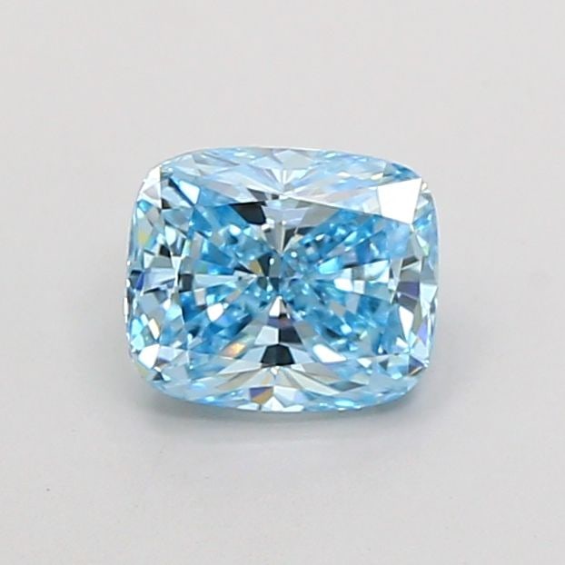 Loose Diamond - CUSHION MODIFIED 1.1ct Fancy Vivid Blue VVS2: Loose Diamond - CUSHION MODIFIED 1.1ct Fancy Vivid Blue VVS2 Source: This is a real non-mined Diamond that has been grown in a lab Shape: CUSHION MODIFIED Carats: 1.1 Color: Fancy Vivid Blue Certifica