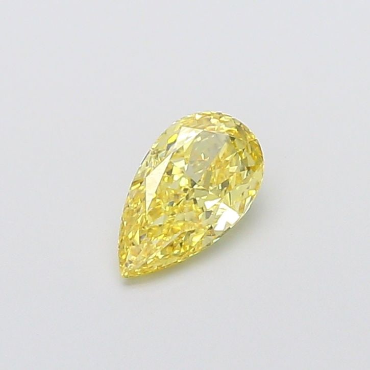 Loose Diamond - PEAR 1.08ct Fancy Vivid Yellow VS1: Loose Diamond - PEAR 1.08ct Fancy Vivid Yellow VS1 Source: This is a real non-mined Diamond that has been grown in a lab Shape: PEAR Carats: 1.08 Color: Fancy Vivid Yellow Certification: IGI Video: