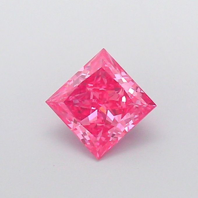 Loose Diamond - PRINCESS 1.03ct Fancy Vivid Pink VS1: Loose Diamond - PRINCESS 1.03ct Fancy Vivid Pink VS1 Source: This is a real non-mined Diamond that has been grown in a lab Shape: PRINCESS Carats: 1.03 Color: Fancy Vivid Pink Certification: NONE Vide
