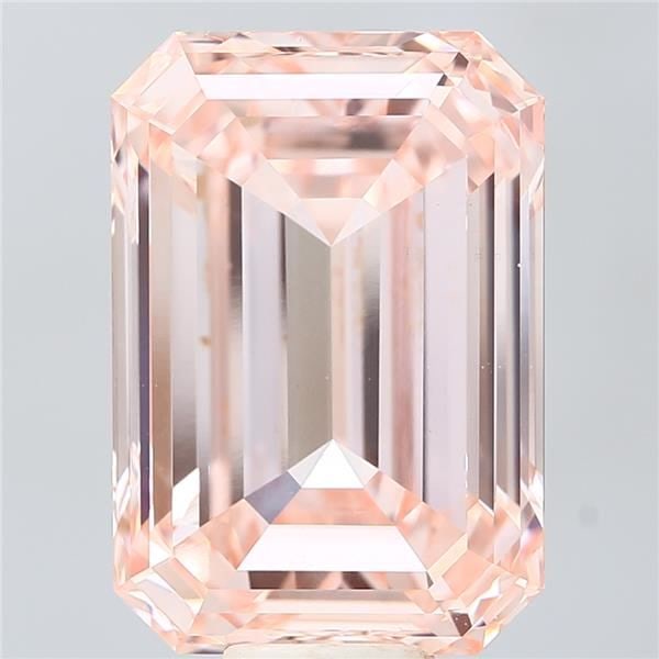 Loose Diamond - EMERALD 15.06ct Fancy Intense Pink VVS2: Loose Diamond - EMERALD 15.06ct Fancy Intense Pink VVS2 Source: This is a real non-mined Diamond that has been grown in a lab Shape: EMERALD Carats: 15.06 Color: Fancy Intense Pink Certification: IGI 