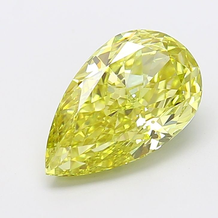 Loose Diamond - PEAR 4.09ct Fancy Intense Yellow VS1: Loose Diamond - PEAR 4.09ct Fancy Intense Yellow VS1 Source: This is a real non-mined Diamond that has been grown in a lab Shape: PEAR Carats: 4.09 Color: Fancy Intense Yellow Certification: IGI Video