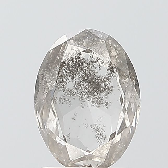 Loose Diamond - OVAL 0.95ct Salt and Pepper I2: Loose Diamond - OVAL 0.95ct Salt and Pepper I2 Source: This is a real non-mined Diamond that has been grown in a lab Shape: OVAL Carats: 0.95 Color: Salt and Pepper Certification: NONE Video: