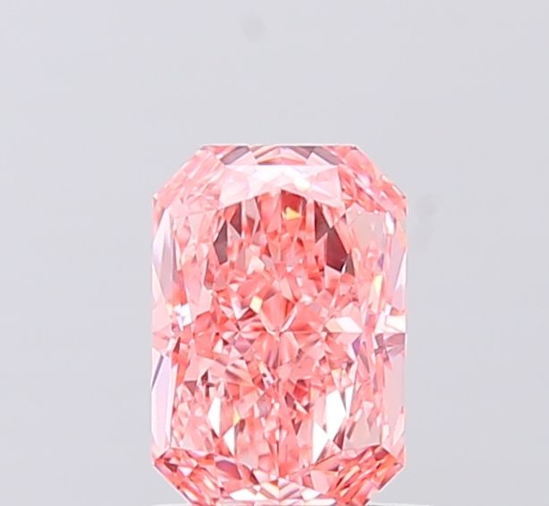 Loose Diamond - RADIANT 1.08ct Fancy Vivid Pink VVS2: Loose Diamond - RADIANT 1.08ct Fancy Vivid Pink VVS2 Source: This is a real non-mined Diamond that has been grown in a lab Shape: RADIANT Carats: 1.08 Color: Fancy Vivid Pink Certification: IGI Video:
