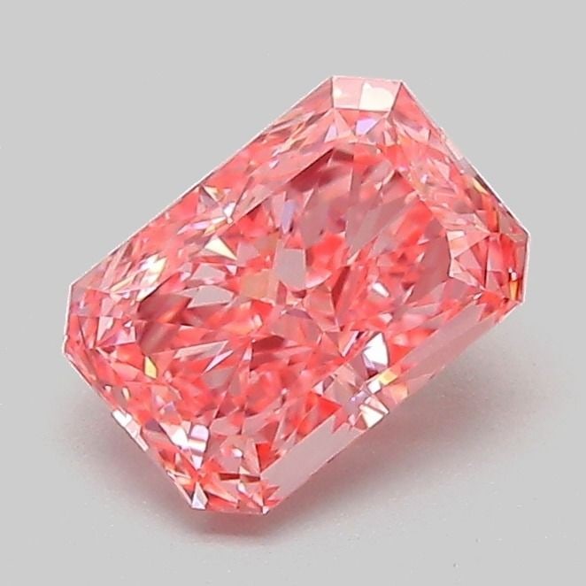 Loose Diamond - RADIANT 1.06ct Fancy Vivid Pink VS1: Loose Diamond - RADIANT 1.06ct Fancy Vivid Pink VS1 Source: This is a real non-mined Diamond that has been grown in a lab Shape: RADIANT Carats: 1.06 Color: Fancy Vivid Pink Certification: IGI Video: