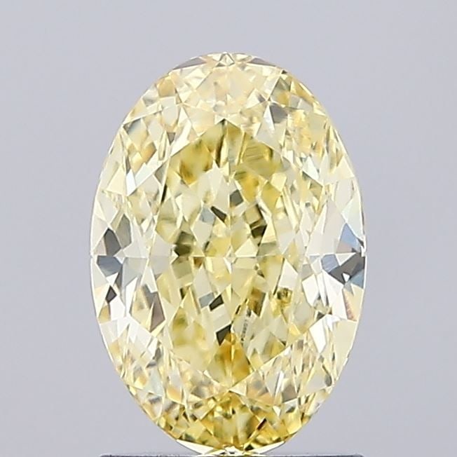 Loose Diamond - OVAL 1.67ct Fancy Intense Yellow VVS2: Loose Diamond - OVAL 1.67ct Fancy Intense Yellow VVS2 Source: This is a real non-mined Diamond that has been grown in a lab Shape: OVAL Carats: 1.67 Color: Fancy Intense Yellow Certification: IGI Vide