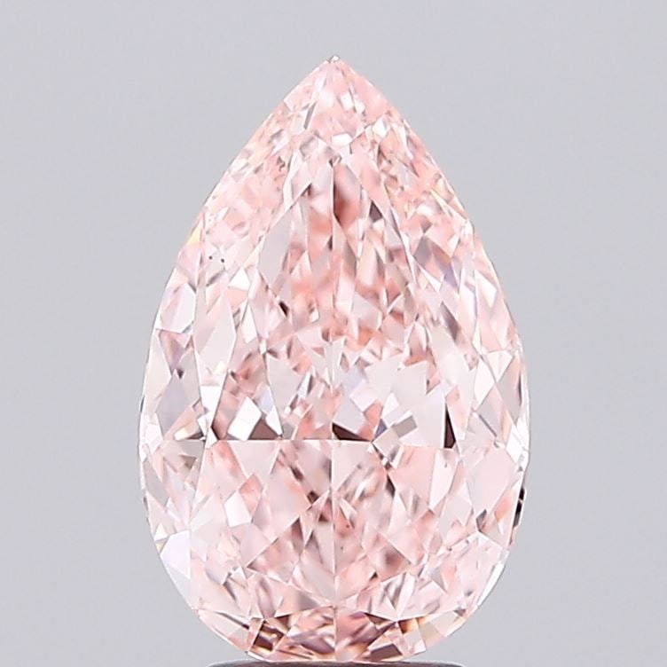 Loose Diamond - PEAR 3.8ct Fancy Vivid Pink VVS2: Loose Diamond - PEAR 3.8ct Fancy Vivid Pink VVS2 Source: This is a real non-mined Diamond that has been grown in a lab Shape: PEAR Carats: 3.8 Color: Fancy Vivid Pink Certification: IGI Video: