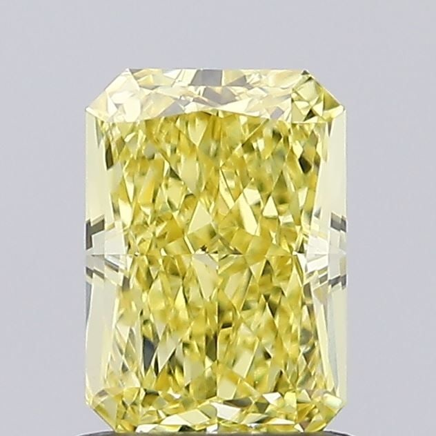 Loose Diamond - RADIANT 1.06ct Fancy Intense Yellow VVS2: Loose Diamond - RADIANT 1.06ct Fancy Intense Yellow VVS2 Source: This is a real non-mined Diamond that has been grown in a lab Shape: RADIANT Carats: 1.06 Color: Fancy Intense Yellow Certification: IG