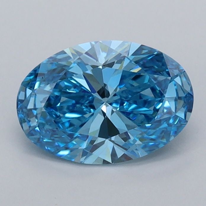 Loose Diamond - OVAL 1.02ct Fancy Vivid Blue VVS1: Loose Diamond - OVAL 1.02ct Fancy Vivid Blue VVS1 Source: This is a real non-mined Diamond that has been grown in a lab Shape: OVAL Carats: 1.02 Color: Fancy Vivid Blue Certification: IGI Video: