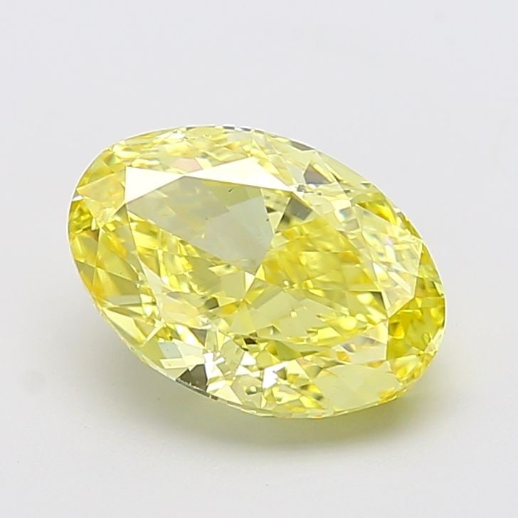 Loose Diamond - OVAL 4.01ct Fancy Intense Yellow VS1: Loose Diamond - OVAL 4.01ct Fancy Intense Yellow VS1 Source: This is a real non-mined Diamond that has been grown in a lab Shape: OVAL Carats: 4.01 Color: Fancy Intense Yellow Certification: IGI Video