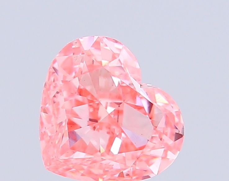 Loose Diamond - HEART 3.19ct Fancy Vivid Pink VS1: Loose Diamond - HEART 3.19ct Fancy Vivid Pink VS1 Source: This is a real non-mined Diamond that has been grown in a lab Shape: HEART Carats: 3.19 Color: Fancy Vivid Pink Certification: IGI Video:
