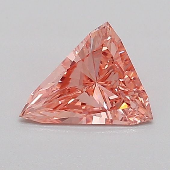 Loose Diamond - TRIANGULAR 0.46ct Fancy Intense Pink VS1: Loose Diamond - TRIANGULAR 0.46ct Fancy Intense Pink VS1 Source: This is a real non-mined Diamond that has been grown in a lab Shape: TRIANGULAR Carats: 0.46 Color: Fancy Intense Pink Certification: I
