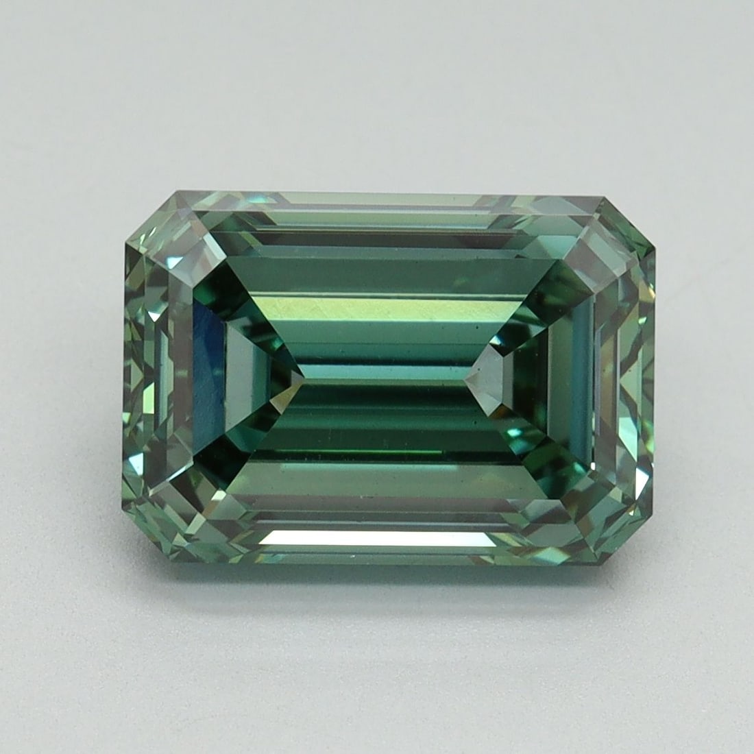 Loose Diamond - EMERALD 4.08ct Fancy Vivid Green VS2 (1 of 1)