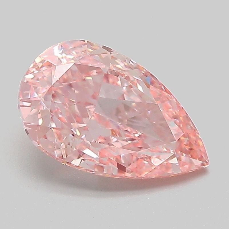 Loose Diamond - PEAR 1.84ct Fancy Vivid Pink VVS2: Loose Diamond - PEAR 1.84ct Fancy Vivid Pink VVS2 Source: This is a real non-mined Diamond that has been grown in a lab Shape: PEAR Carats: 1.84 Color: Fancy Vivid Pink Certification: IGI Video: