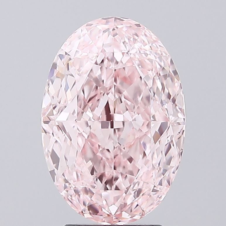 Loose Diamond - OVAL 4.67ct Fancy Vivid Pink VS1: Loose Diamond - OVAL 4.67ct Fancy Vivid Pink VS1 Source: This is a real non-mined Diamond that has been grown in a lab Shape: OVAL Carats: 4.67 Color: Fancy Vivid Pink Certification: IGI Video: