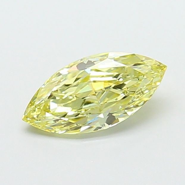 Loose Diamond - MARQUISE 0.9ct Fancy Yellow SI1: Loose Diamond - MARQUISE 0.9ct Fancy Yellow SI1 Source: This is a real non-mined Diamond that has been grown in a lab Shape: MARQUISE Carats: 0.9 Color: Fancy Yellow Certification: IGI Video: