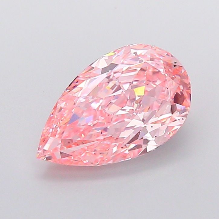 Loose Diamond - PEAR 3.56ct Fancy Vivid Pink VS2: Loose Diamond - PEAR 3.56ct Fancy Vivid Pink VS2 Source: This is a real non-mined Diamond that has been grown in a lab Shape: PEAR Carats: 3.56 Color: Fancy Vivid Pink Certification: IGI Video:
