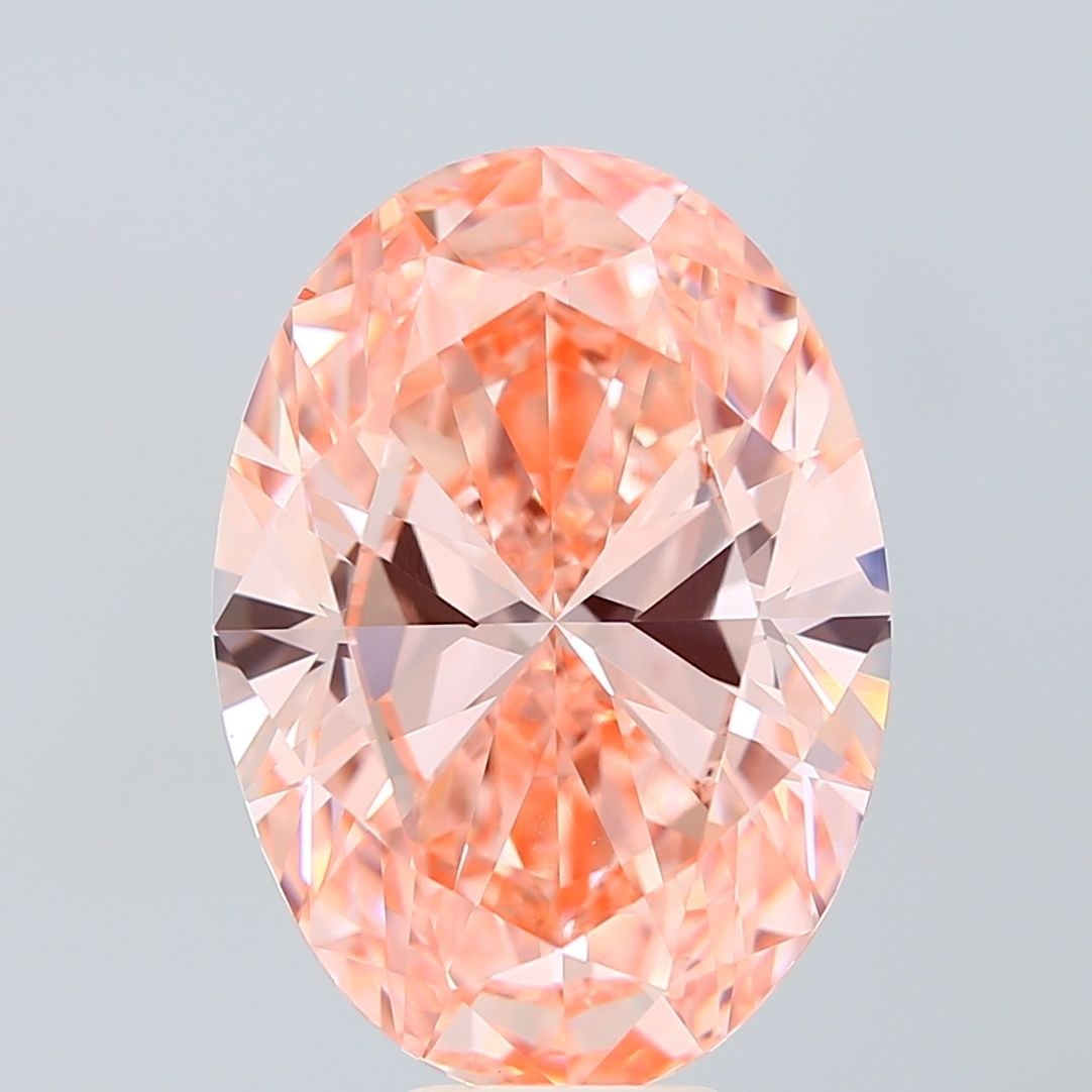 Loose Diamond - OVAL 10.03ct Fancy Vivid Pink VS1: Loose Diamond - OVAL 10.03ct Fancy Vivid Pink VS1 Source: This is a real non-mined Diamond that has been grown in a lab Shape: OVAL Carats: 10.03 Color: Fancy Vivid Pink Certification: IGI Video: