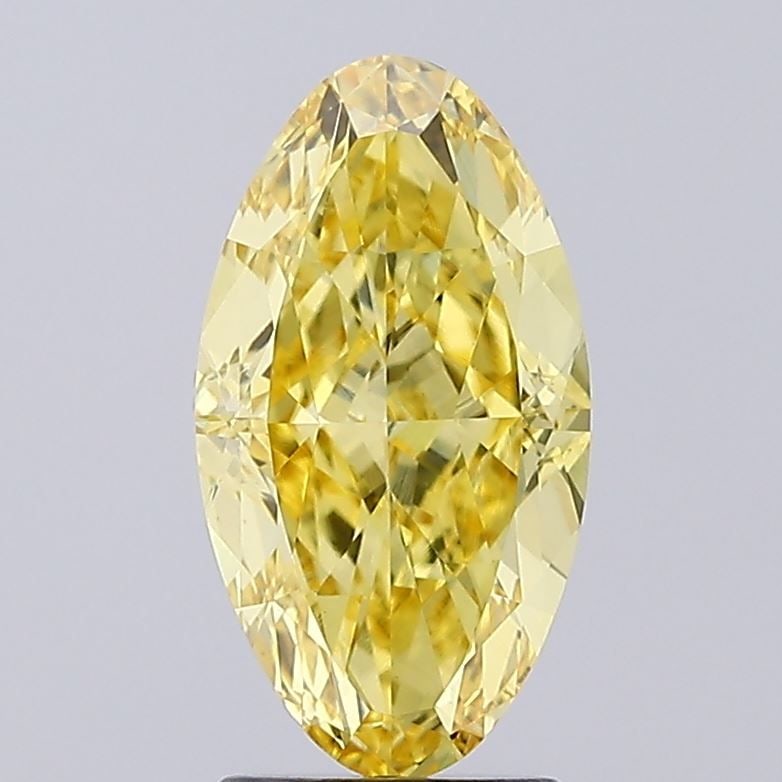 Loose Diamond - OVAL 3.03ct Fancy Vivid Yellow VVS2: Loose Diamond - OVAL 3.03ct Fancy Vivid Yellow VVS2 Source: This is a real non-mined Diamond that has been grown in a lab Shape: OVAL Carats: 3.03 Color: Fancy Vivid Yellow Certification: IGI Video: