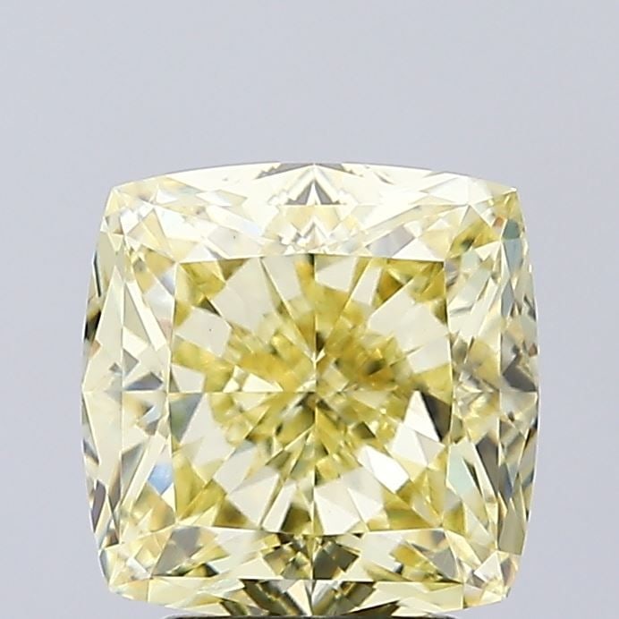 Loose Diamond - CUSHION MODIFIED 3.59ct Fancy Yellow VVS2 (1 of 1)