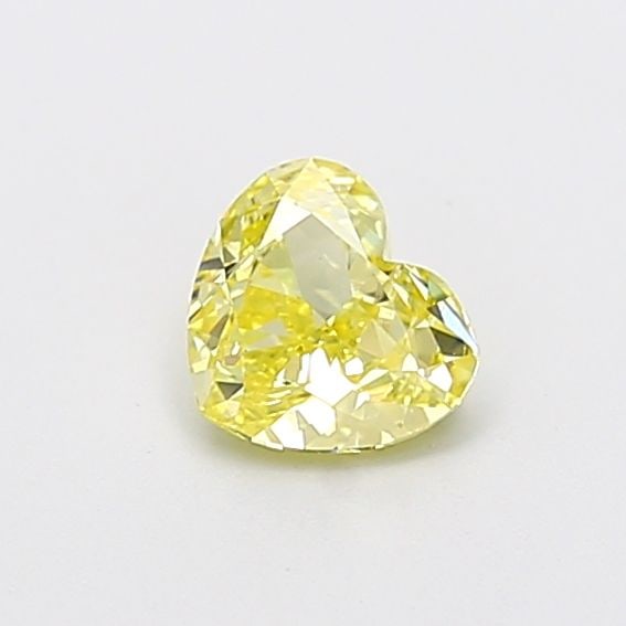 Loose Diamond - HEART 0.71ct Fancy Yellow VS1: Loose Diamond - HEART 0.71ct Fancy Yellow VS1 Source: This is a real non-mined Diamond that has been grown in a lab Shape: HEART Carats: 0.71 Color: Fancy Yellow Certification: IGI Video: