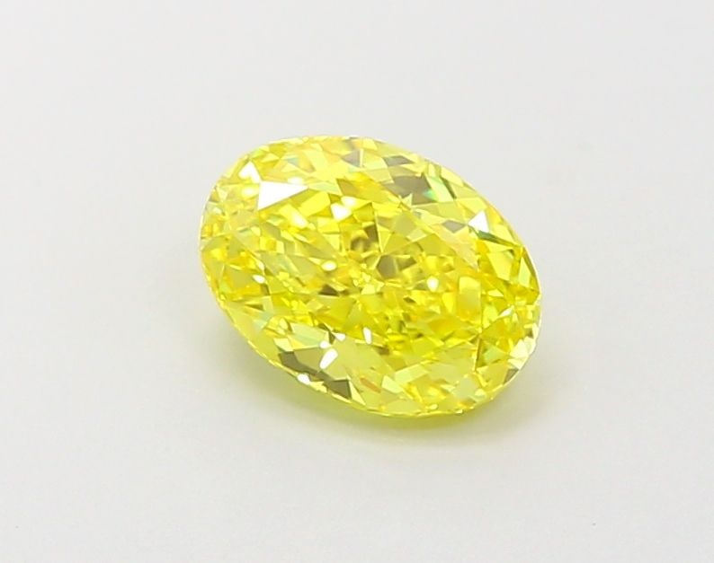 Loose Diamond - OVAL 1.09ct Fancy Vivid Yellow VVS2: Loose Diamond - OVAL 1.09ct Fancy Vivid Yellow VVS2 Source: This is a real non-mined Diamond that has been grown in a lab Shape: OVAL Carats: 1.09 Color: Fancy Vivid Yellow Certification: IGI Video: