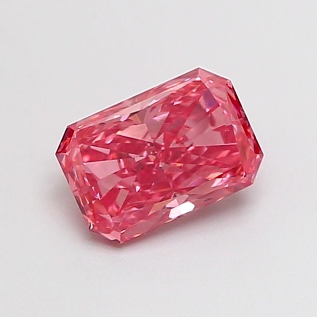 Loose Diamond - RADIANT 0.71ct Fancy Vivid Pink VVS2: Loose Diamond - RADIANT 0.71ct Fancy Vivid Pink VVS2 Source: This is a real non-mined Diamond that has been grown in a lab Shape: RADIANT Carats: 0.71 Color: Fancy Vivid Pink Certification: IGI Video: