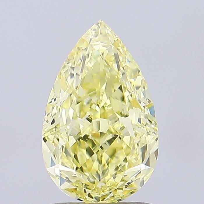 Loose Diamond - PEAR 1.58ct Fancy Yellow VS1: Loose Diamond - PEAR 1.58ct Fancy Yellow VS1 Source: This is a real non-mined Diamond that has been grown in a lab Shape: PEAR Carats: 1.58 Color: Fancy Yellow Certification: IGI Video: