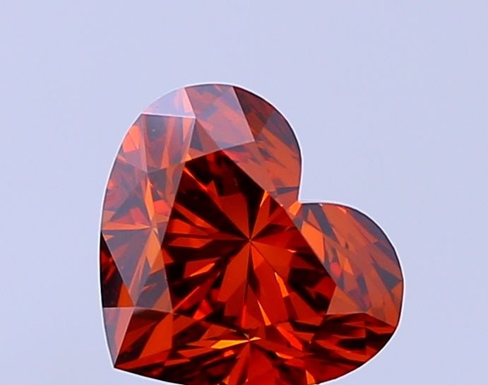 Loose Diamond - HEART 2.0ct Fancy Intense Brownish Orange VVS1: Loose Diamond - HEART 2.0ct Fancy Intense Brownish Orange VVS1 Source: This is a real non-mined Diamond that has been grown in a lab Shape: HEART Carats: 2.0 Color: Fancy Intense Brownish Orange Certi