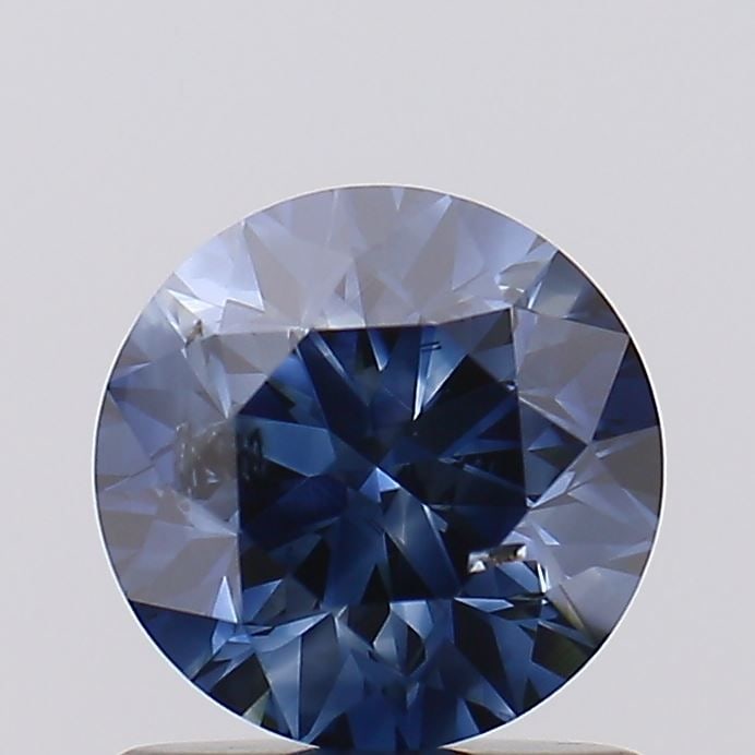 Loose Diamond - ROUND 1.03ct Fancy Deep Blue I1: Loose Diamond - ROUND 1.03ct Fancy Deep Blue I1 Source: This is a real non-mined Diamond that has been grown in a lab Shape: ROUND Carats: 1.03 Color: Fancy Deep Blue Certification: NONE Video: