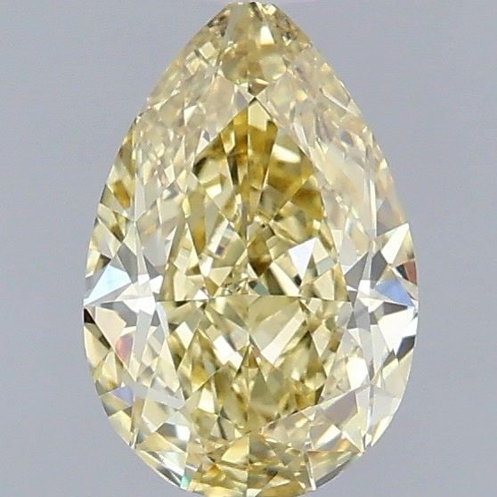 Loose Diamond - PEAR 1.09ct Fancy Intense Yellow VS1: Loose Diamond - PEAR 1.09ct Fancy Intense Yellow VS1 Source: This is a real non-mined Diamond that has been grown in a lab Shape: PEAR Carats: 1.09 Color: Fancy Intense Yellow Certification: IGI Video