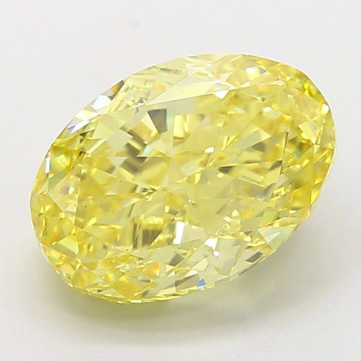 Loose Diamond - OVAL 6.02ct Fancy Intense Yellow VS2: Loose Diamond - OVAL 6.02ct Fancy Intense Yellow VS2 Source: This is a real non-mined Diamond that has been grown in a lab Shape: OVAL Carats: 6.02 Color: Fancy Intense Yellow Certification: IGI Video