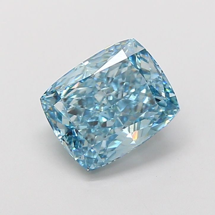 Loose Diamond - CUSHION MODIFIED 2.34ct Fancy Vivid Blue VS1: Loose Diamond - CUSHION MODIFIED 2.34ct Fancy Vivid Blue VS1 Source: This is a real non-mined Diamond that has been grown in a lab Shape: CUSHION MODIFIED Carats: 2.34 Color: Fancy Vivid Blue Certific